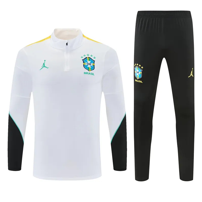 2026 Brazil Mens Kit Football Aldult Training Long Sleeve Tracksuit Yupoo 5 2