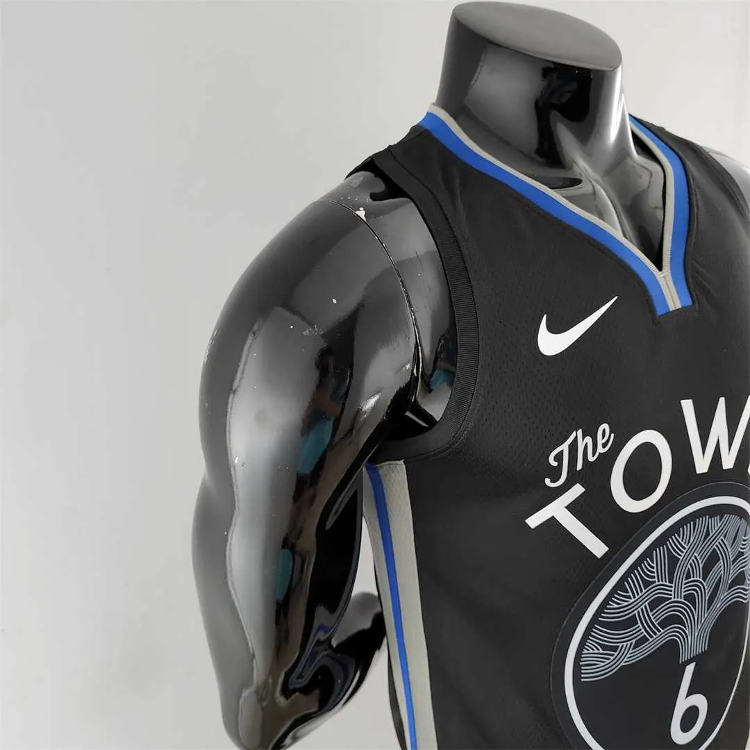 2020 YOUNG #6 Warriors City Edition Black and Grey NBA Jersey 8