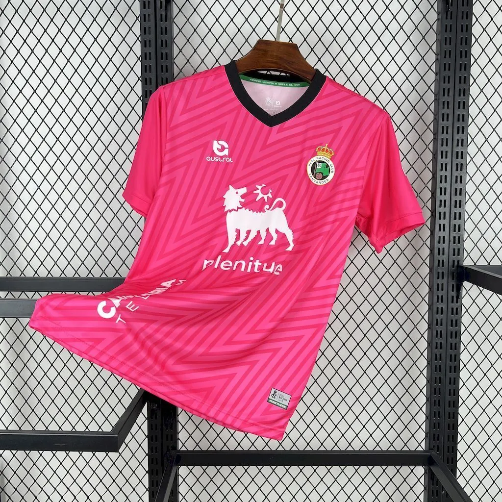 24-25 Racing de Santander Goalkeeper Pink Shirt Football Uniforms AAAAJersey Dropship Yupoo 6