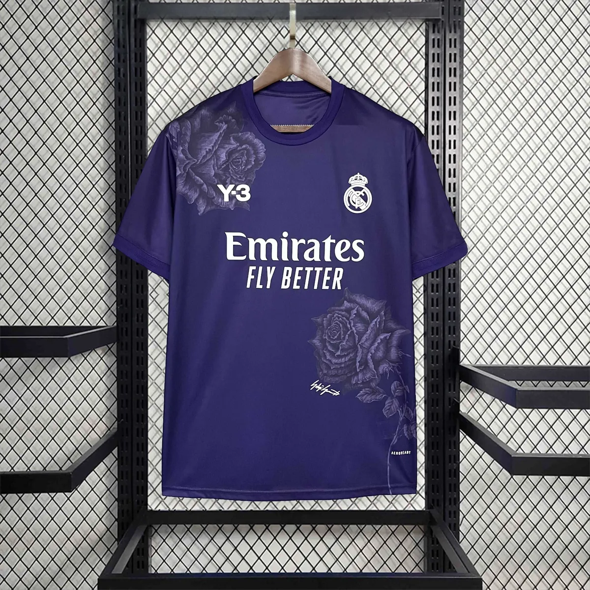 24-25 Real Madrid Y3 Purple Shirt Football AAAAJersey Yupoo 7
