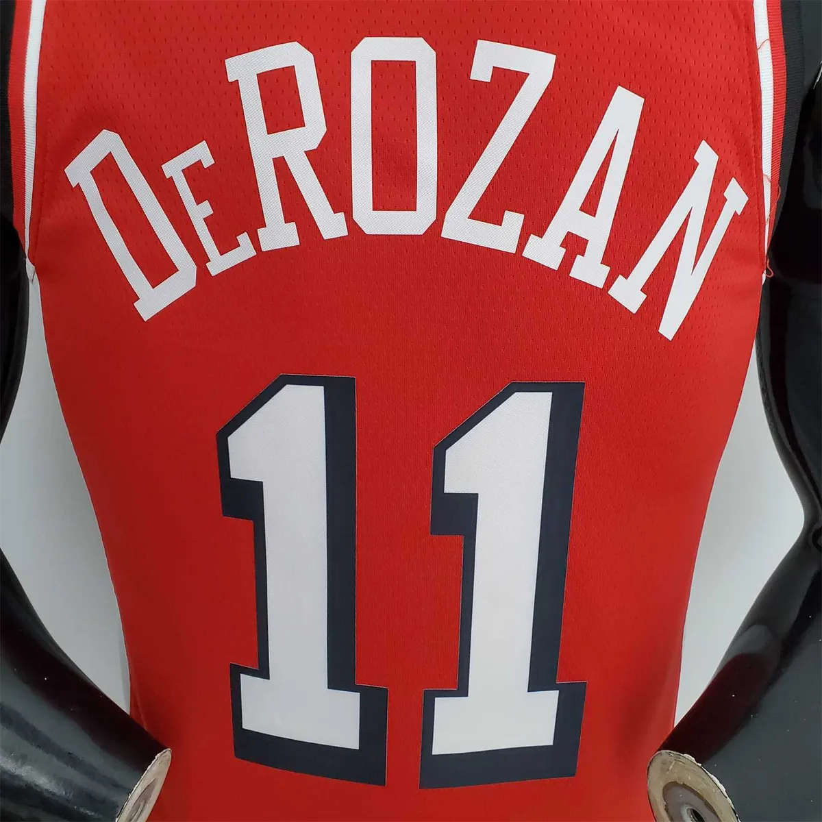 75th Anniversary 2022 Season Chicago Bulls DeROZAN#11 City Edition Red NBA Jersey 6