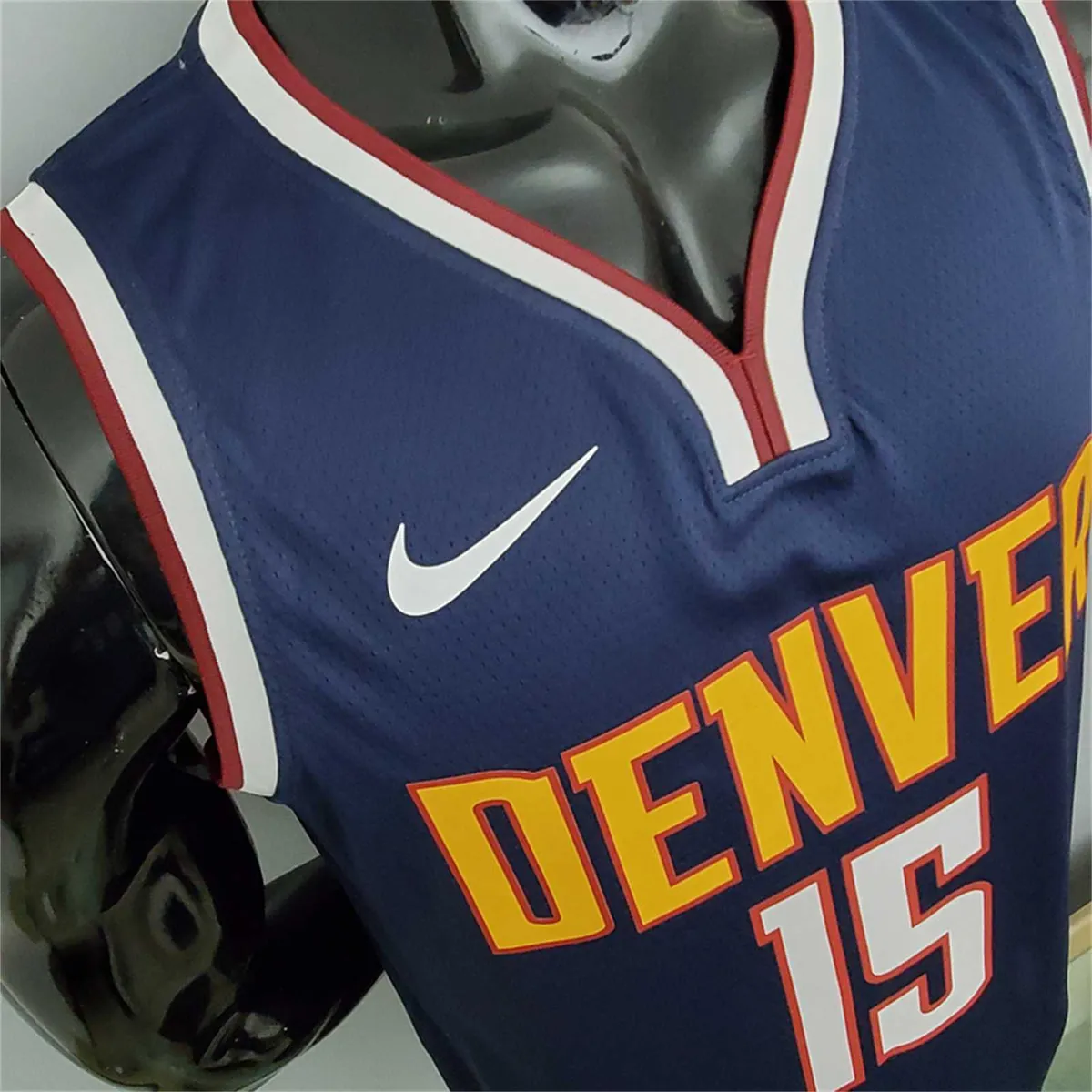 Nuggets Jokic #15 Navy Blue 7