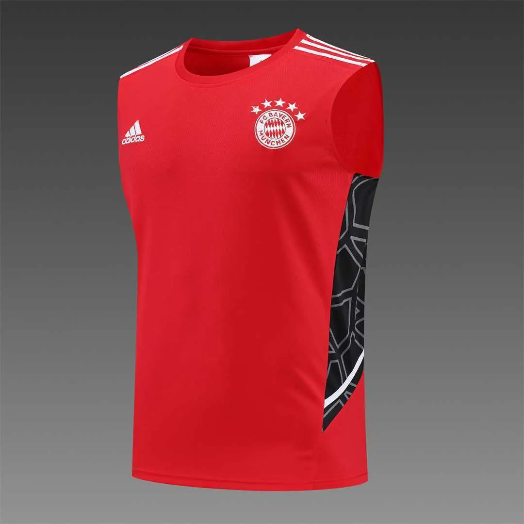22-23 Bayern vest training suit kit red 18