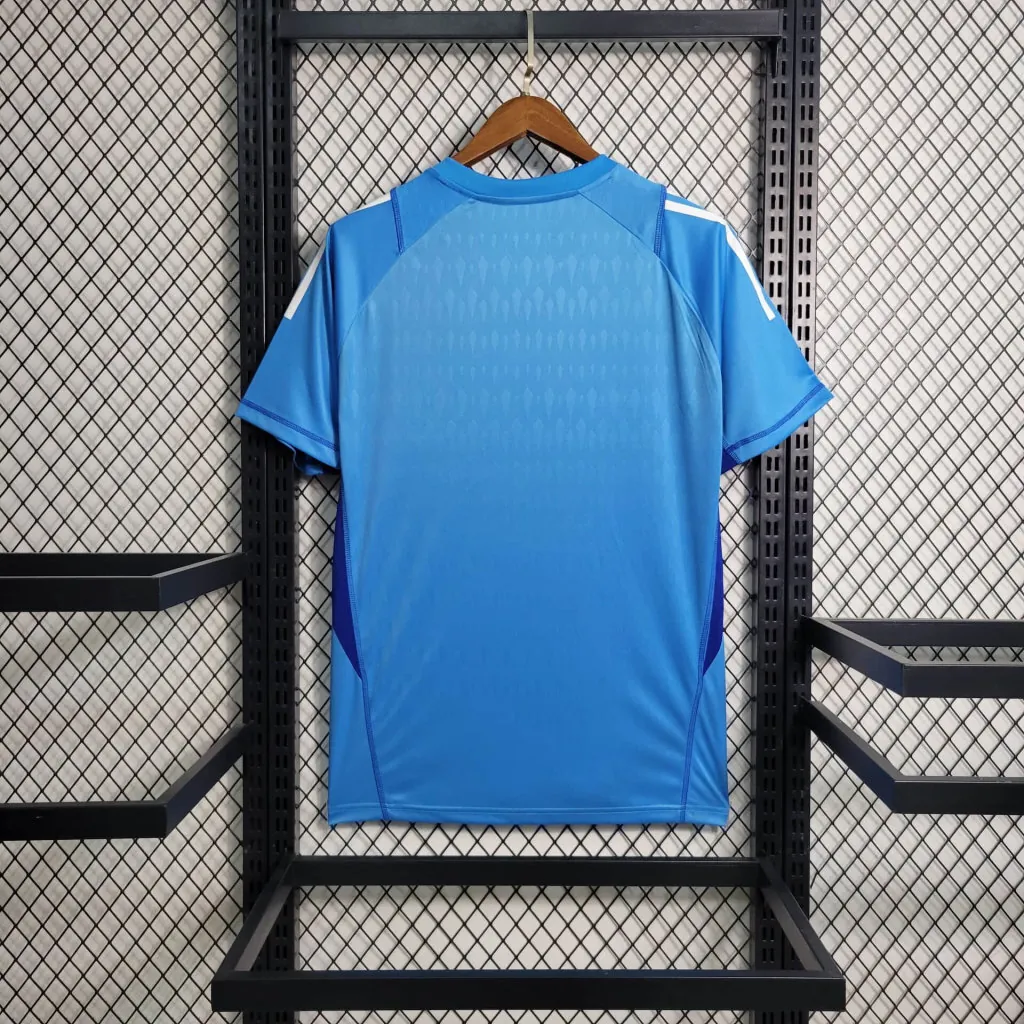 23-24 Flamengo Goalkeeper Blue S-4XL Cheap Soccer Jerseys 3