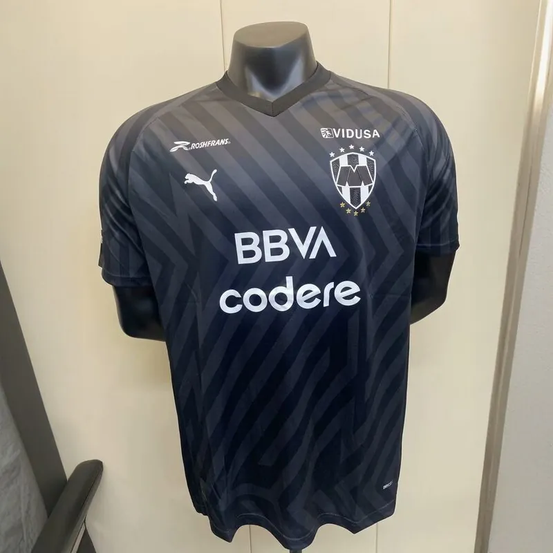 23-24 Rayados Monterrey Goalkeeper Black Kit Player Version Shirt Soccer Jerseys Yupoo 2