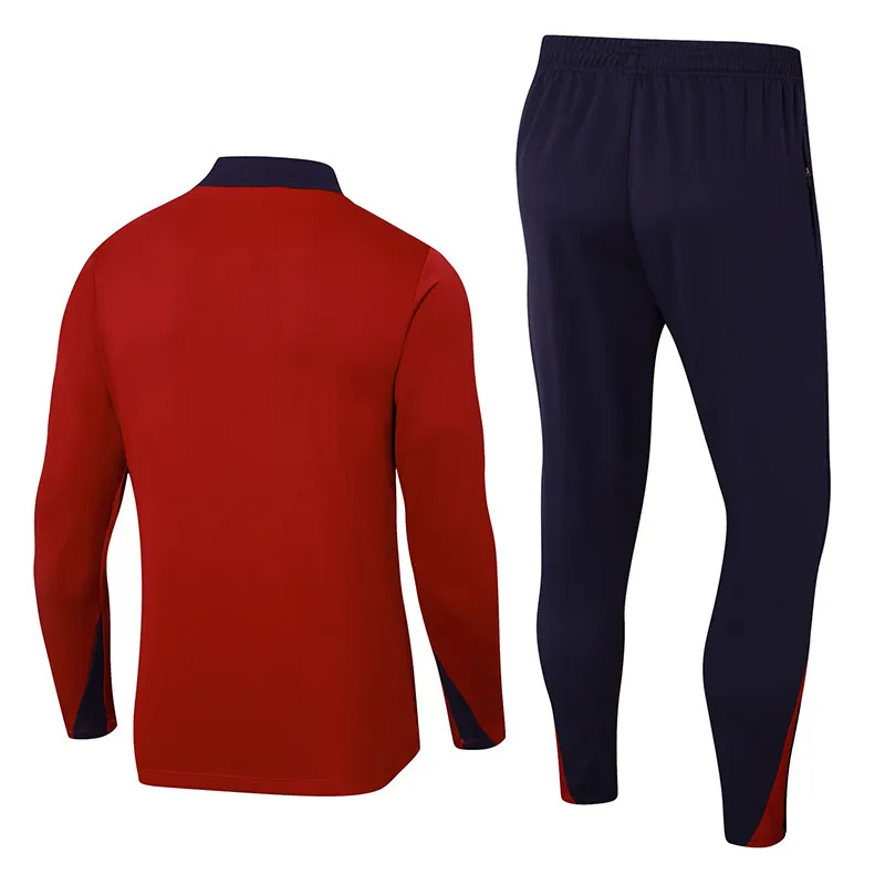 2024 England Long Sleeve Training Suit Football Shirts 2