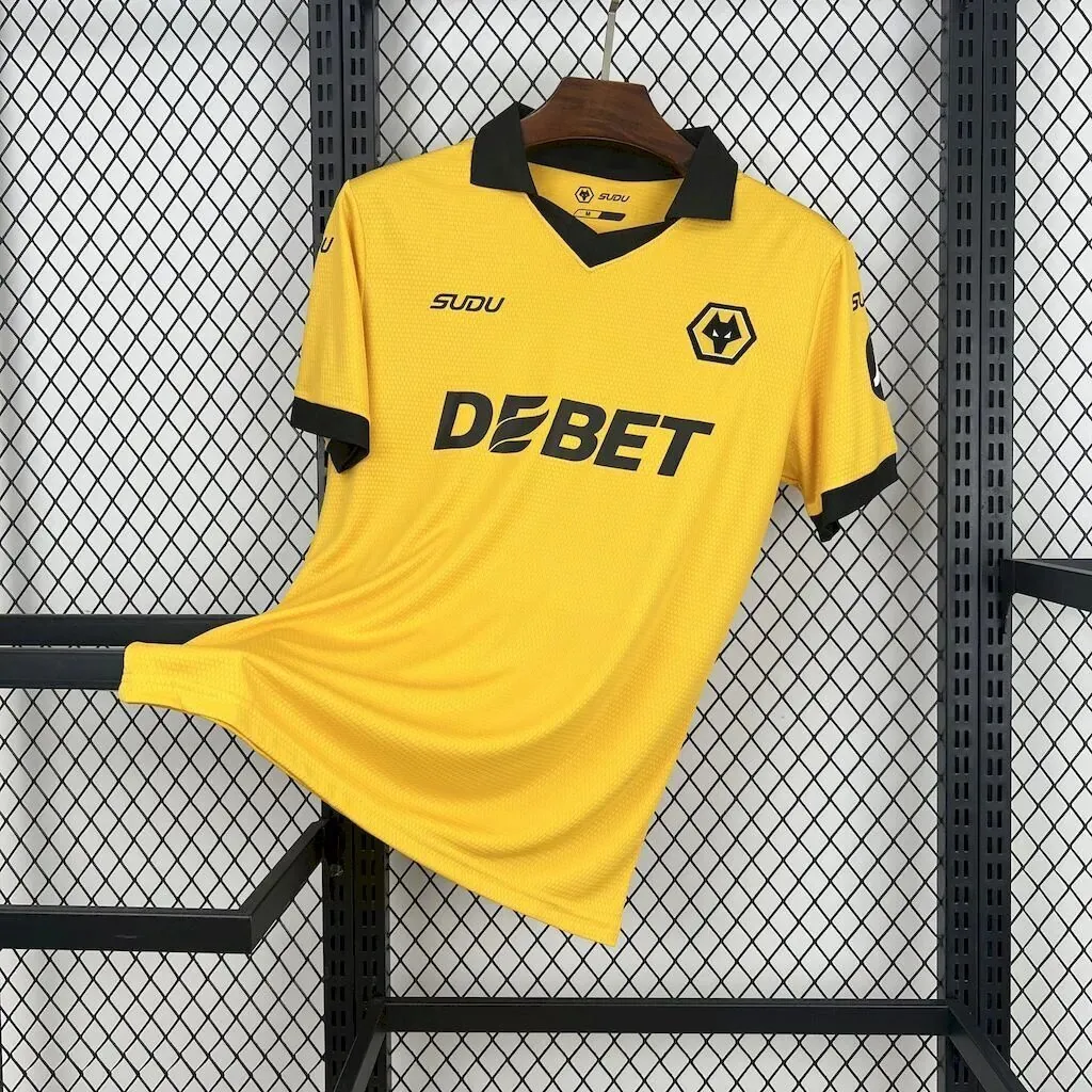 25-26 Wolves Home Kit Football T-Shirt AAAAJersey Wholesale Yupoo 6
