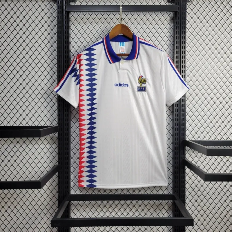 1994 France Away Retro Kit Vintage Shirt Soccer AAAAJersey Yupoo 6