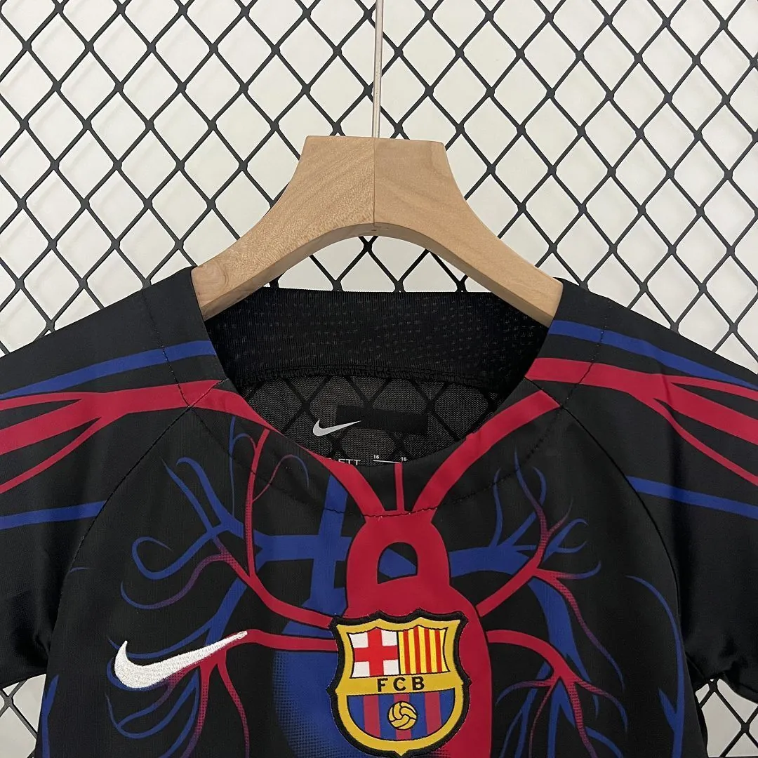 23-24 Barcelona Kids x Patta Culers del Món Special Edition Size-16-28 Soccer Jersey Yupoo 7