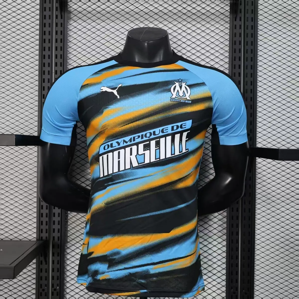 Marseille pre-match training Kit Player Version Shirt AAAAJersey Supplier Yupoo 9