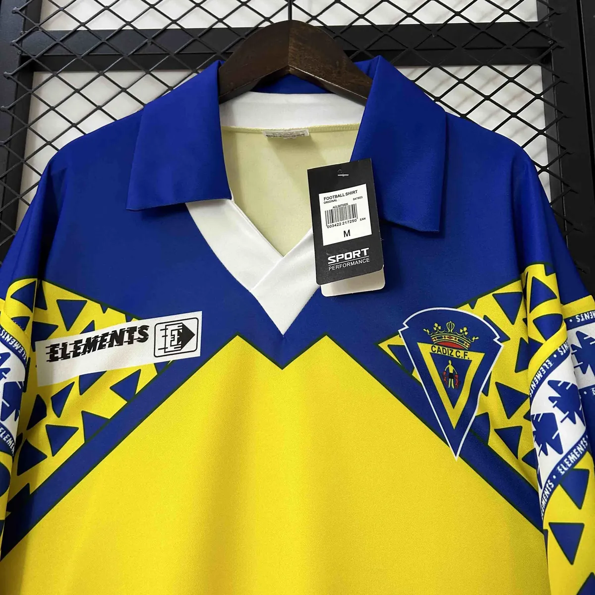 91-92 Cadiz Home Retro Kit Vintage Shirt AAAAJersey Supplier Yupoo 2