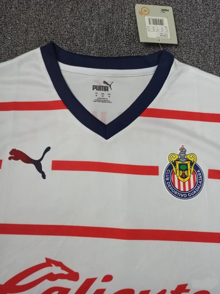 23-24 Chivas Guadalajara Away Kit White Cheap Jerseys Yupoo 1