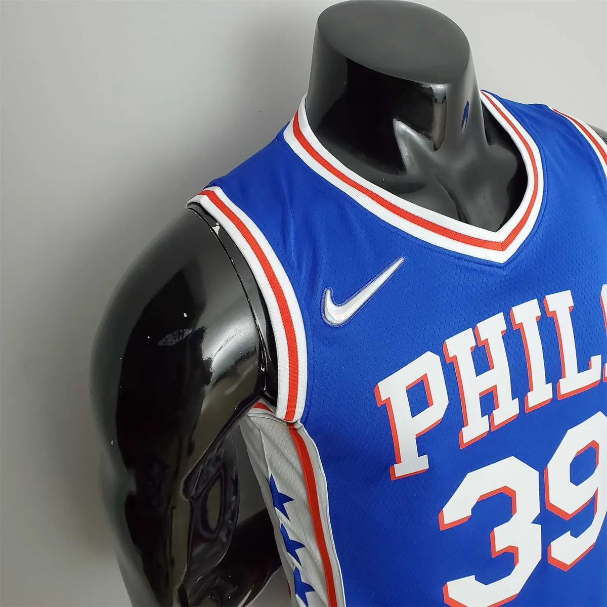 75th Anniversary Philadelphia 76ers HOWARD#39 Blue NBA Jersey 2