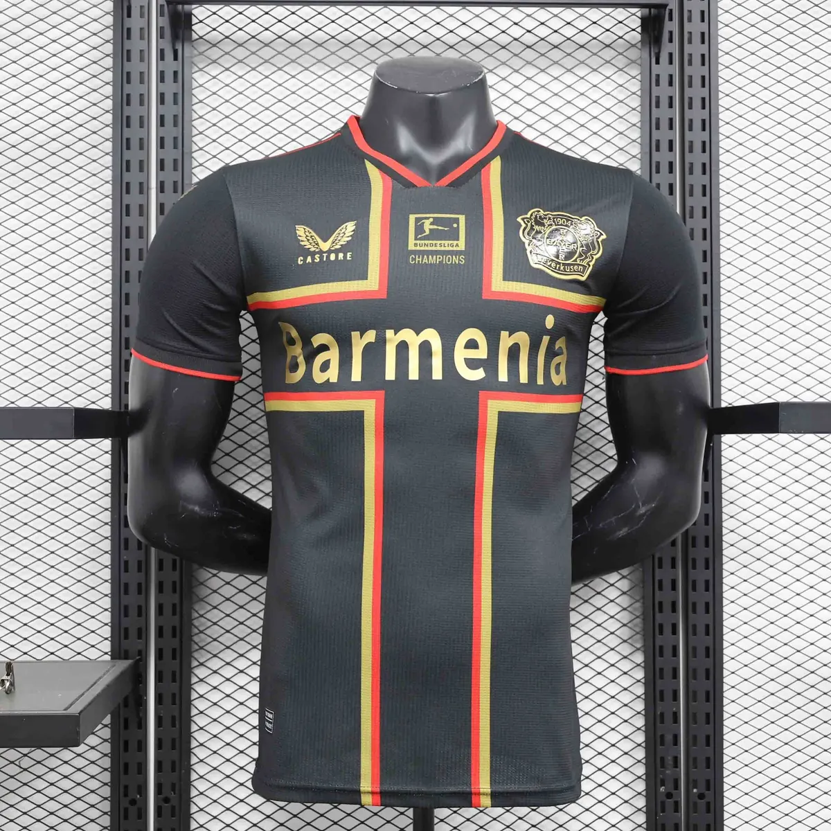24-25 Bayer 04 Leverkusen Bundesliga Champions Player Version Shirt AAAAJersey Dropshiping Yupo 7
