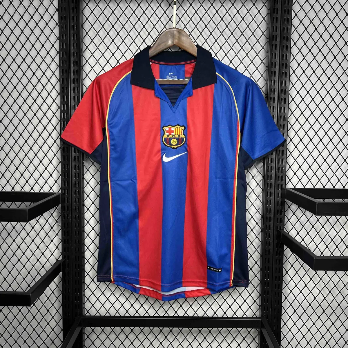 04-05 Barcelona Home Retro Kit Vintage Shirt AAAAJersey Wholesale Yupoo-1 5