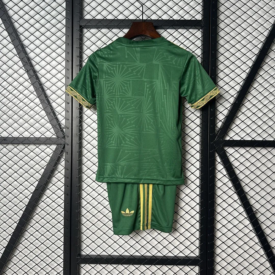 2025 Mexico Gold Cup Kid Kits Green Special Edition Youth Apparels AAAAJersey Supply Yupoo 5