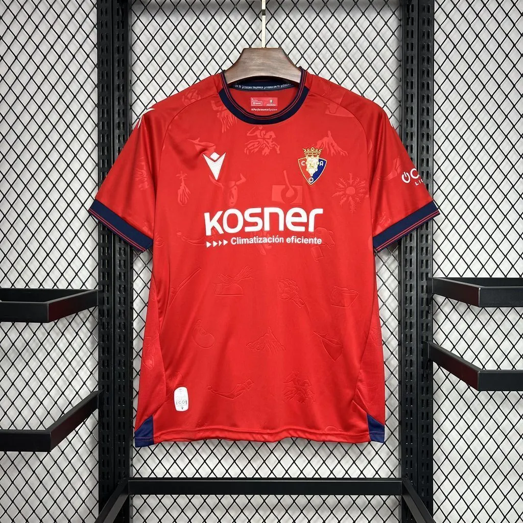 24-25 Osasuna Home Kit Football Apparels Sport AAAAJersey Yupoo 7