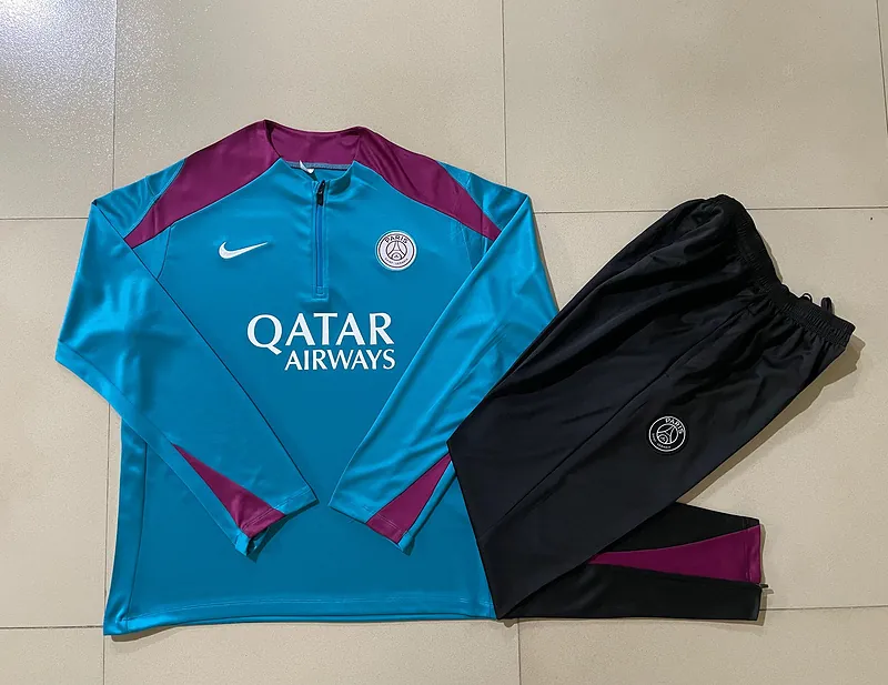 24-25 PSG Long Sleeve Training Suit Football Shirts 2