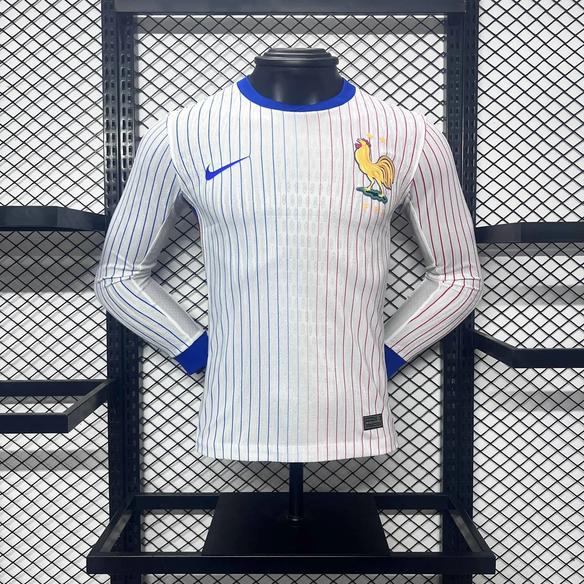 2024 France Away Long Sleeve Kit Player Version Shirt Jerseys Supllier Yupoo 7