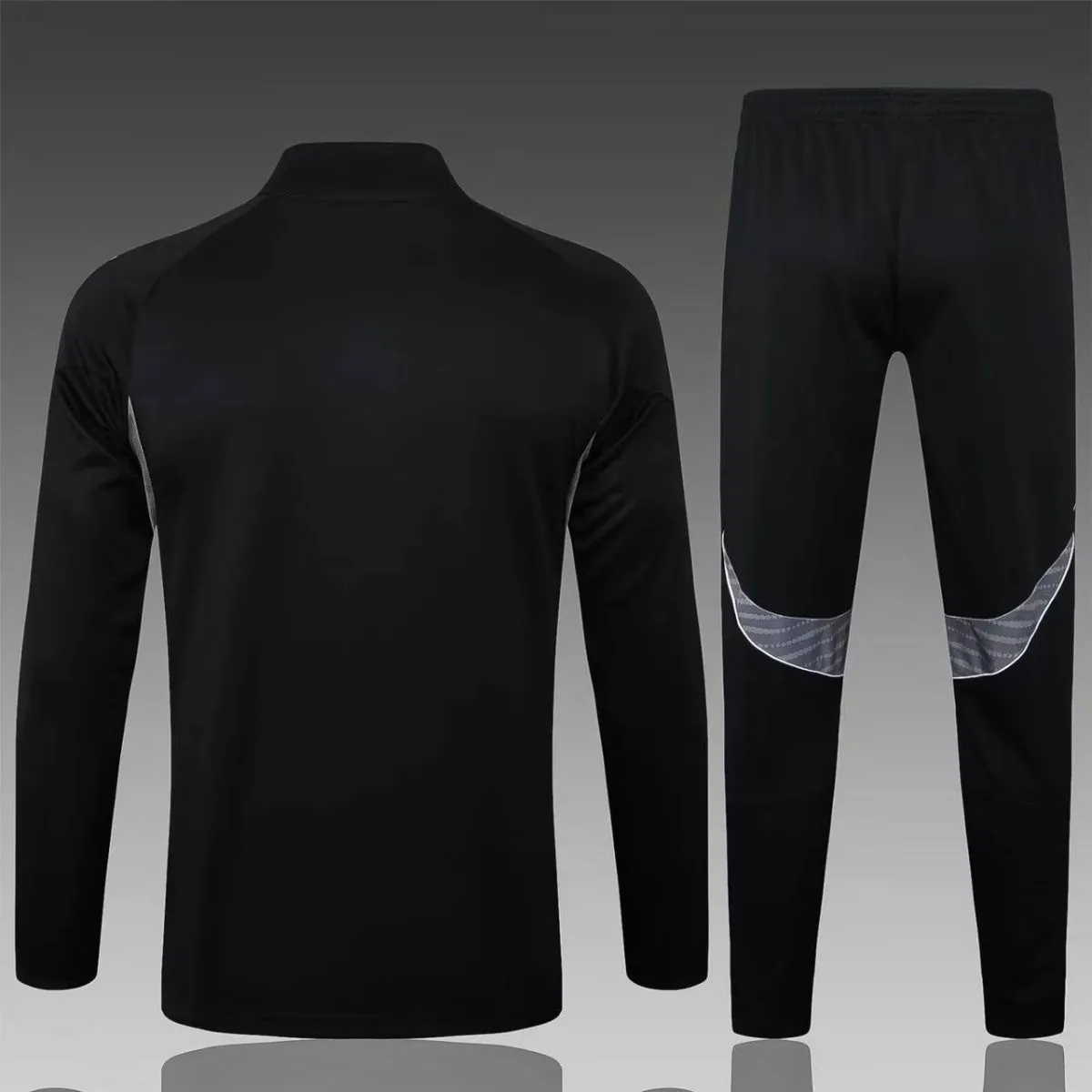 25-26 Inter Miami Black Training Kits Long Football Tracksuits 3