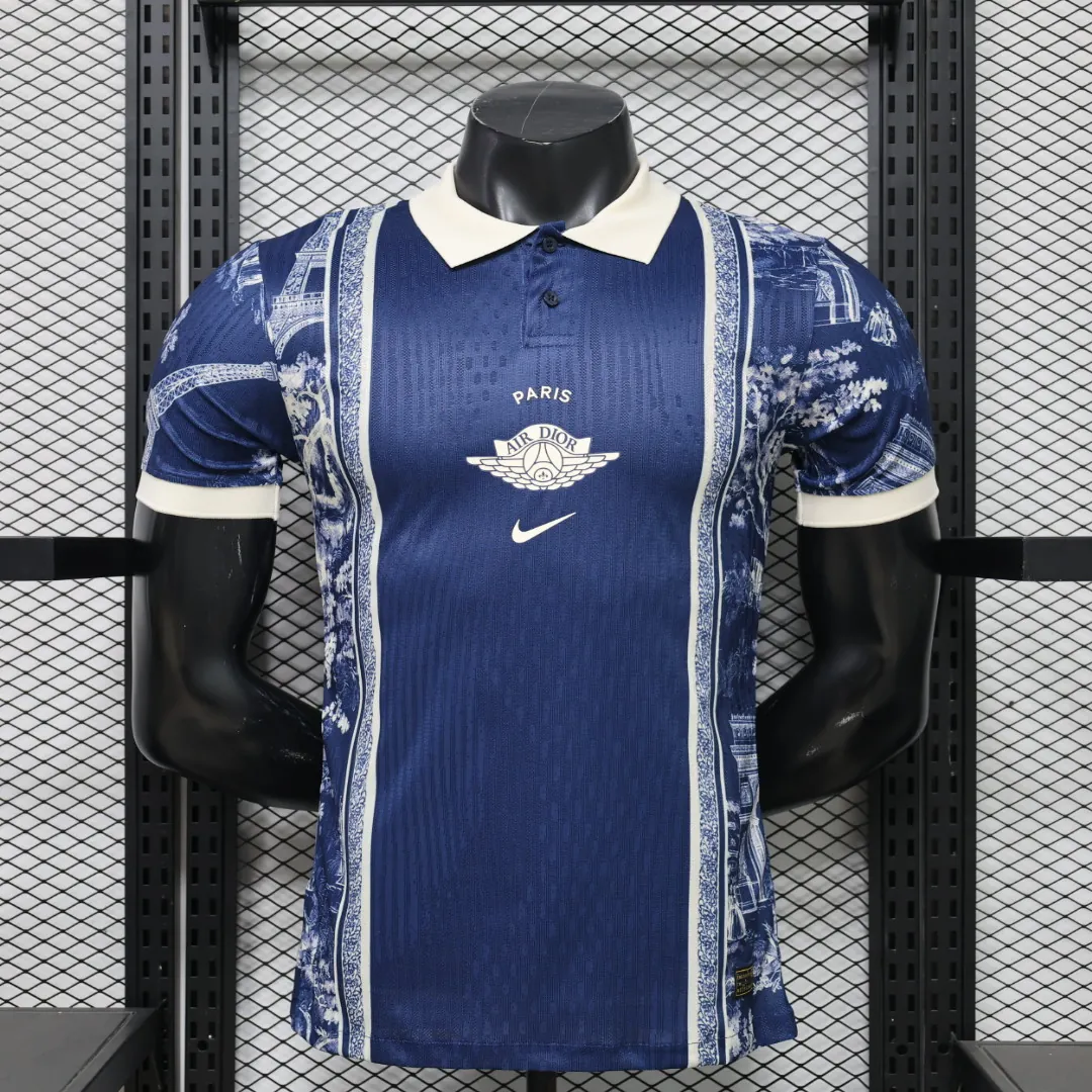 26-27 PSG X Dior Mens Player Special Edition Soccer T-Shirt AAAAJersey Supply Yupoo 7 2
