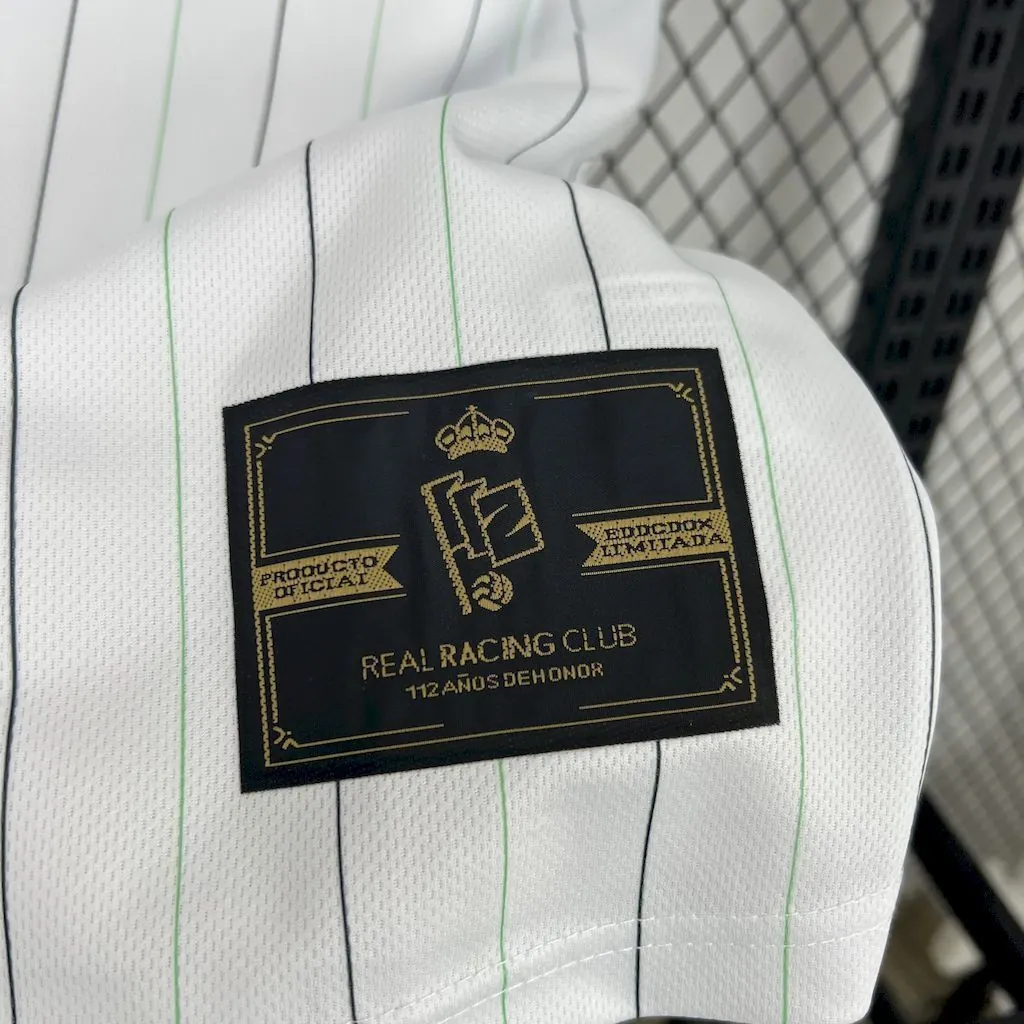 24-25 Racing de Santander White Special Edition Shirt Football Uniform AAAAJersey Dropship Yupo 4