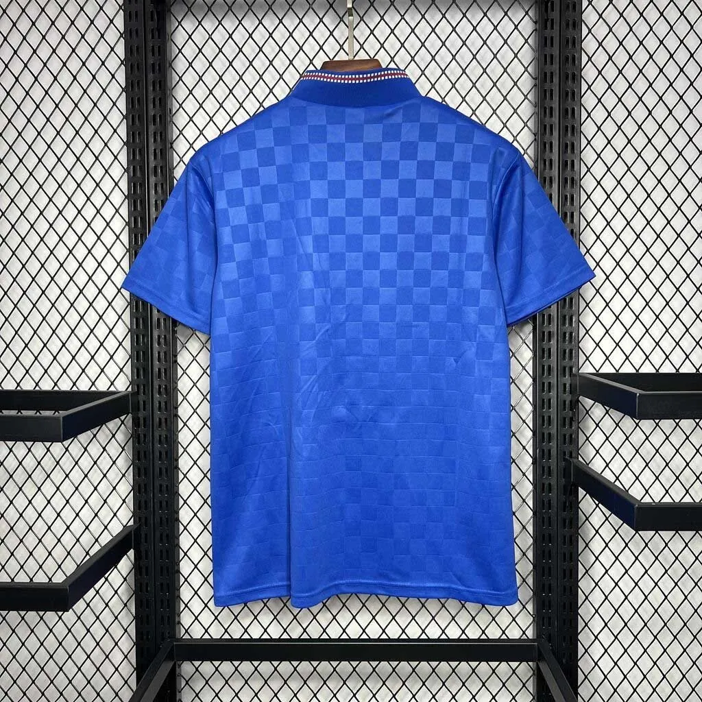 87-90 Rangers Home Retro Kit Vintage Shirt Sport AAAAJersey Yupoo 5