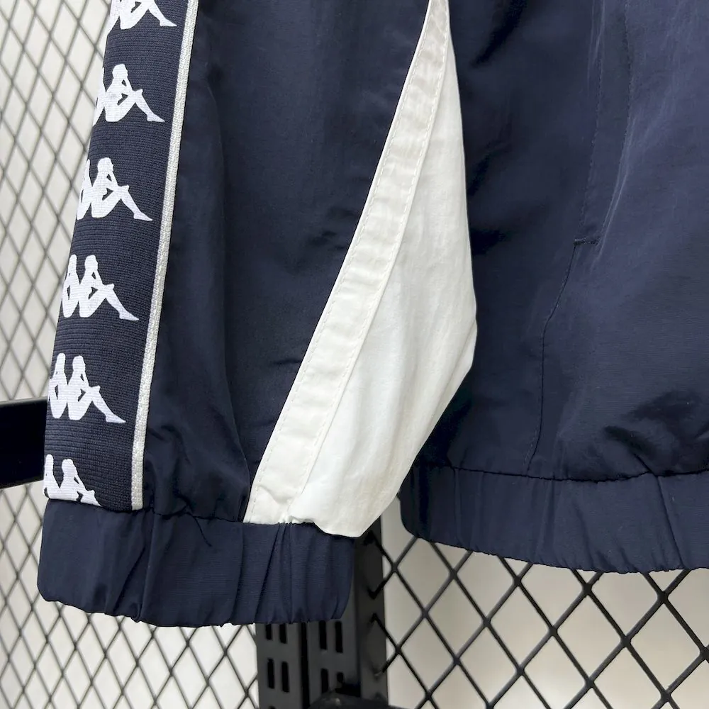 25-26 Real Madrid x Kappa OG Style Navy Windbreaker Jacket AAAAJersey Supplier Yupoo 5