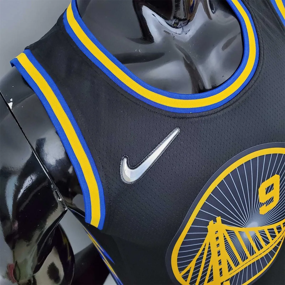 2022 75th Anniversary Iguodala #9 Warriors City Edition Black 4