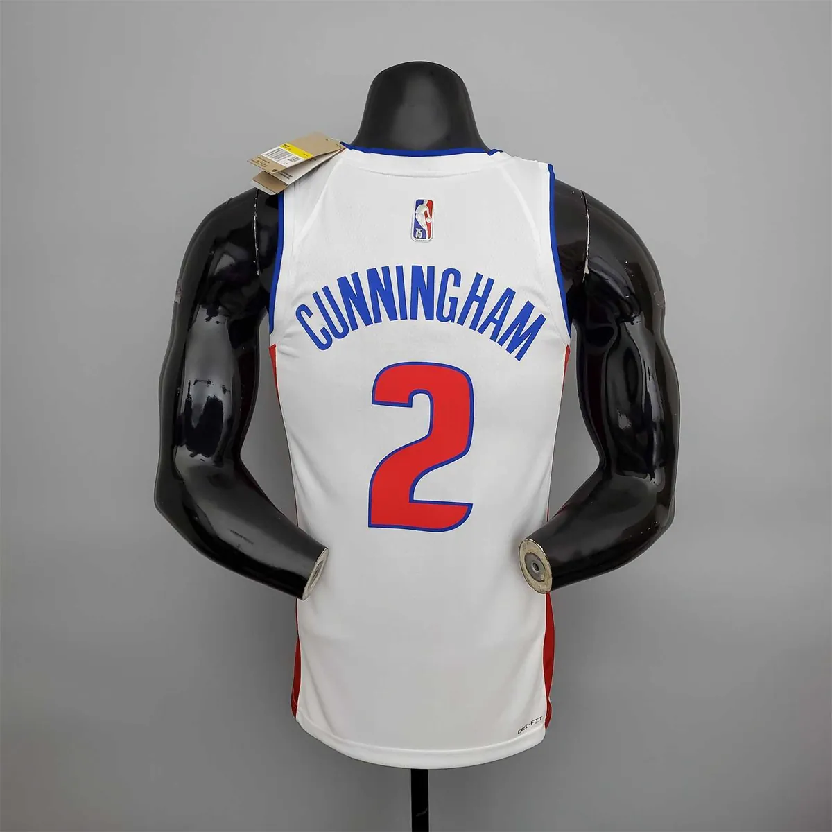 75th Anniversary Cunningham #2 Pistons White 2