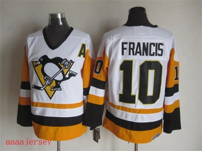 Pittsburgh Penguins retro ice hockey jersey M-3XL 匹兹堡企鹅队复古冰球服 1