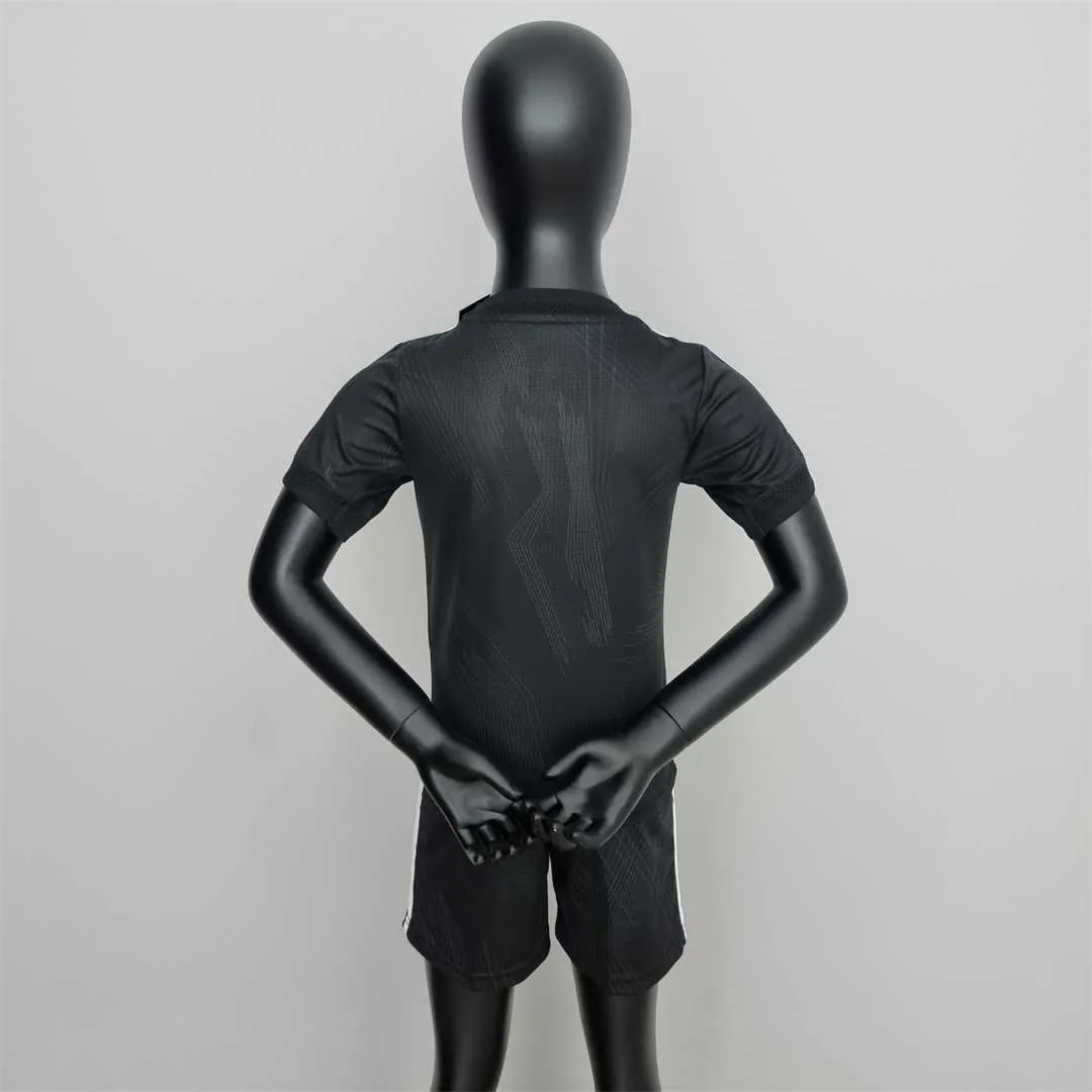 22-23 Real Madrid Y3 black kids kit 9