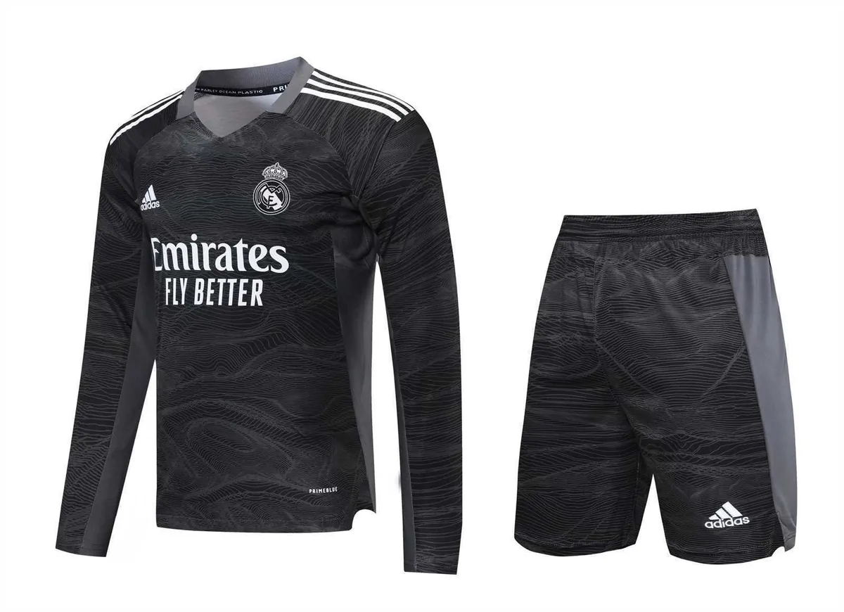 21-22 Real Madrid black goalkeeper long sleeve 20