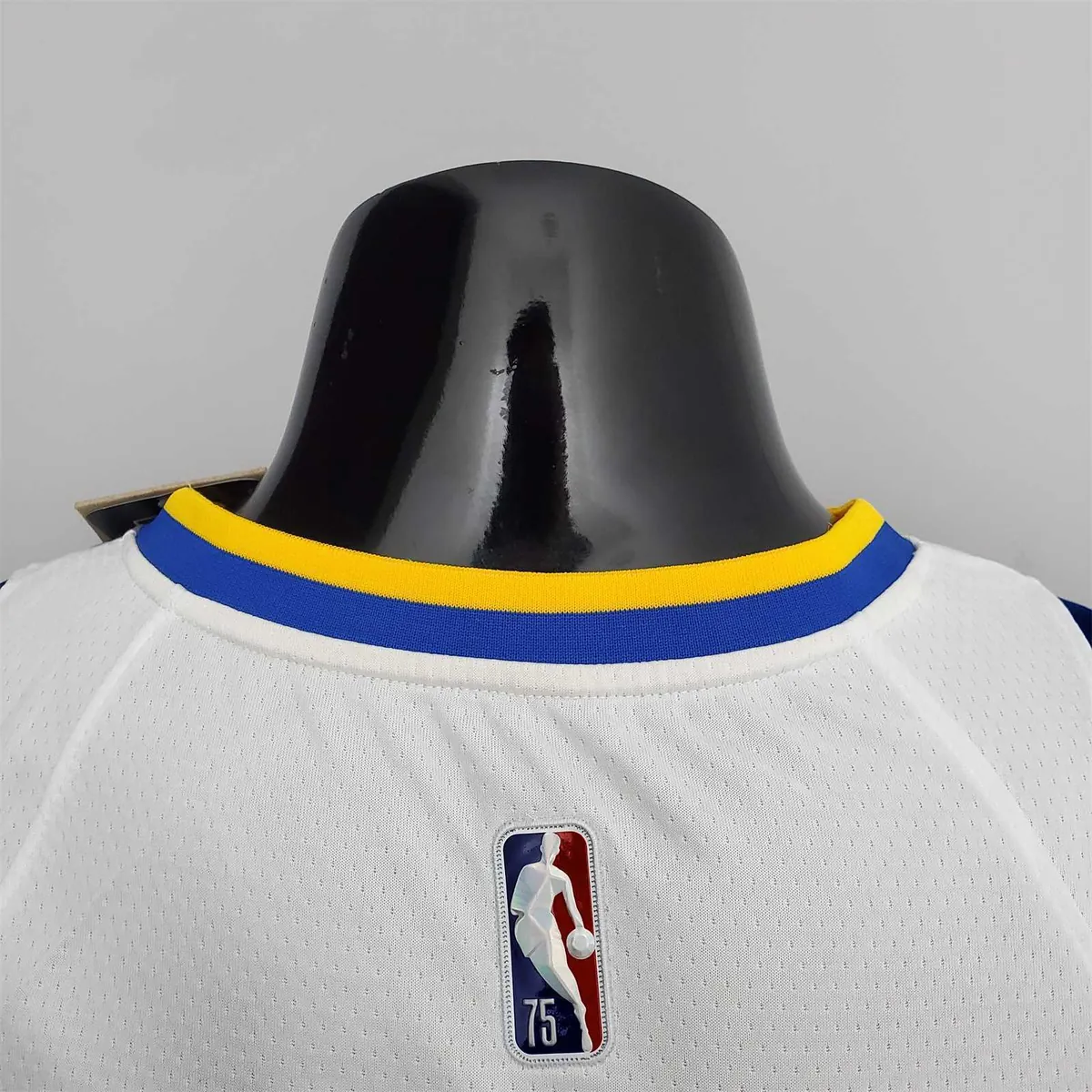 75th Anniversary Golden State Warriors Curry #30 Mexico Edition White NBA Jersey 6