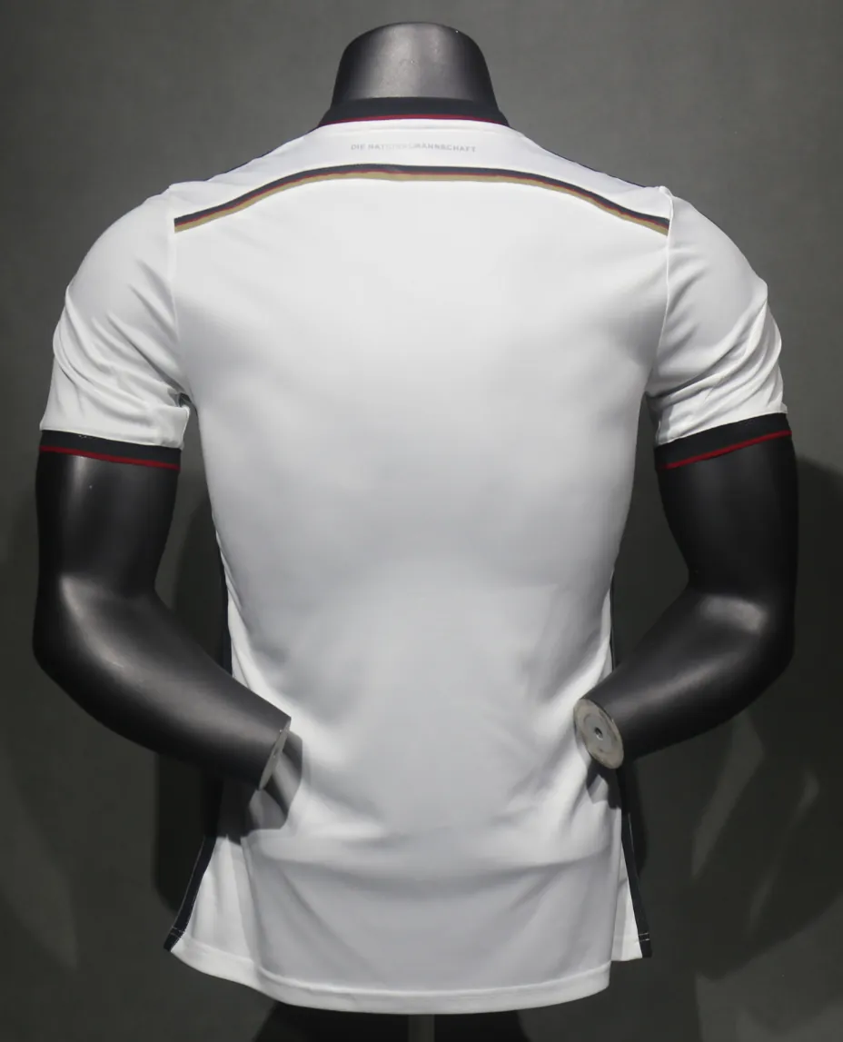 2014 Germany Home World Cup Retro Kit Vintage Player Version Sino Shirt AAAAJersey Dropship Yup 2