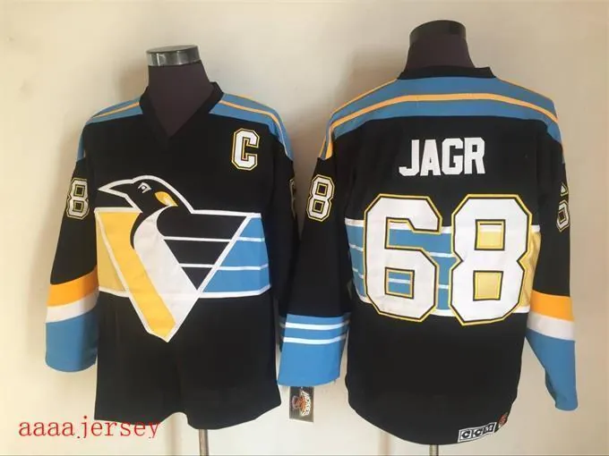 Pittsburgh Penguins retro ice hockey jersey M-3XL 匹兹堡企鹅队复古冰球服 7