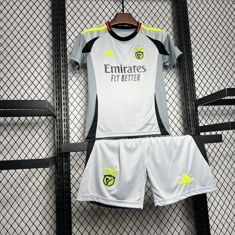24-25 Benfica Third Away Kid Kits Youth Apparels Football AAAAJersey Yupoo 7