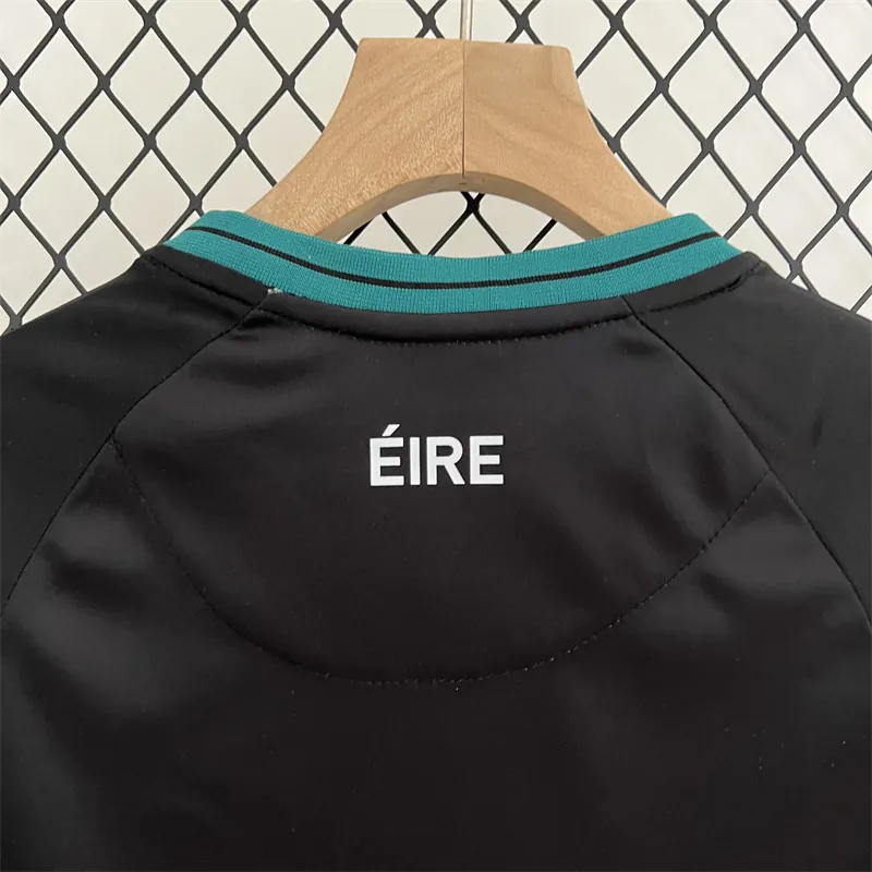 2023 Ireland third black kid kit Best Soccer Jersey 2