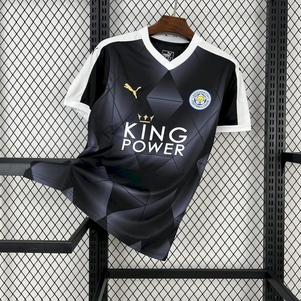 15-16 Leicester City Away Retro Kit Vintage Shirt AAAAJersey Supplier Yupoo 6