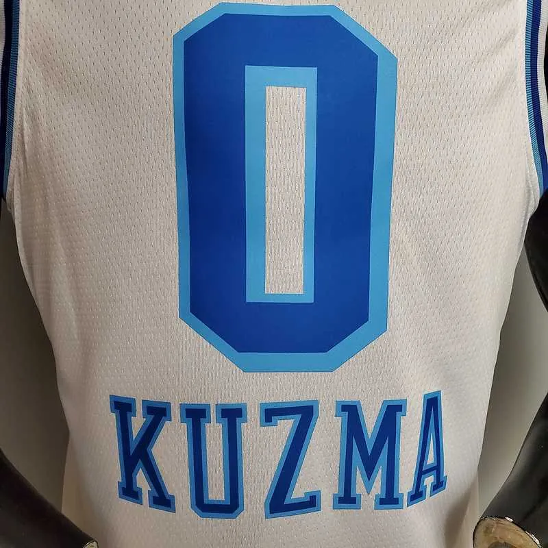 Retro night KUZMA #0 Lakers White 1
