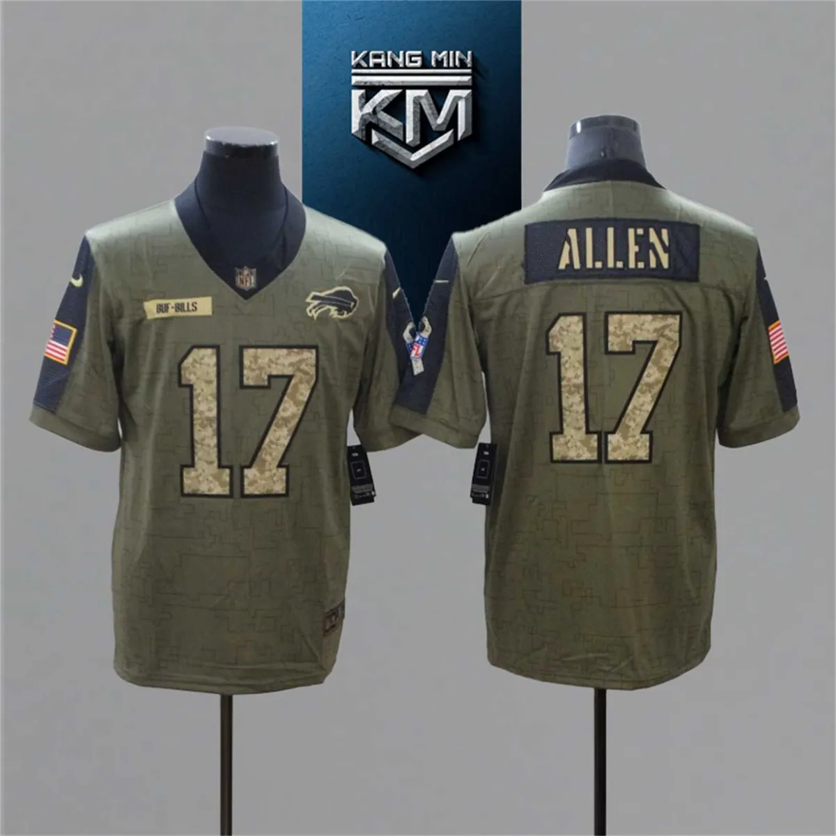 2021 New Tribute Camo Edition NFL Jersey 1