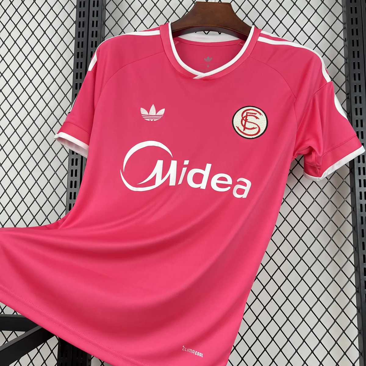 26-27 Sevilla FC Mens Special Edition Football Pink T-Shirt AAAAJersey Supply Yupoo 8 3