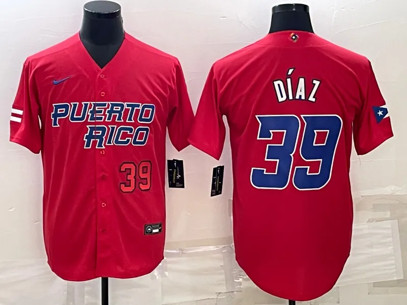 Puerto Rico 2023 World Cup Baseball Jerseys 49