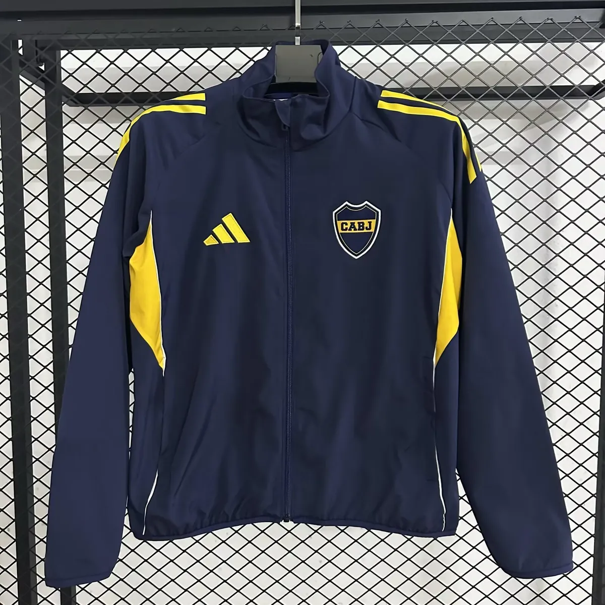 25-26 Boca Juniors Windbreaker Black Jacket AAAAJersey Supply Yupoo 2