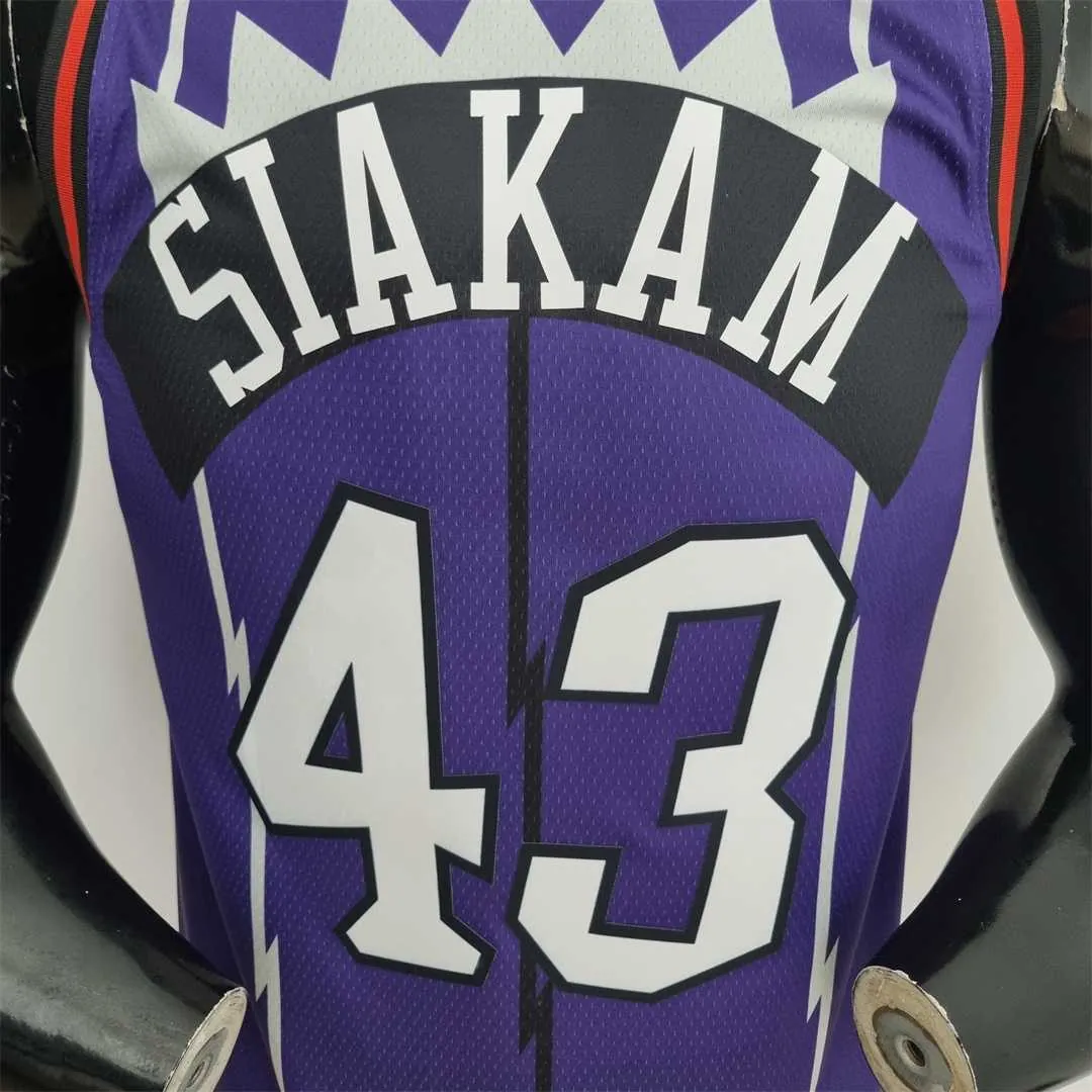 Toronto Raptors SIAKAM #43 Purple NBA Jersey 1