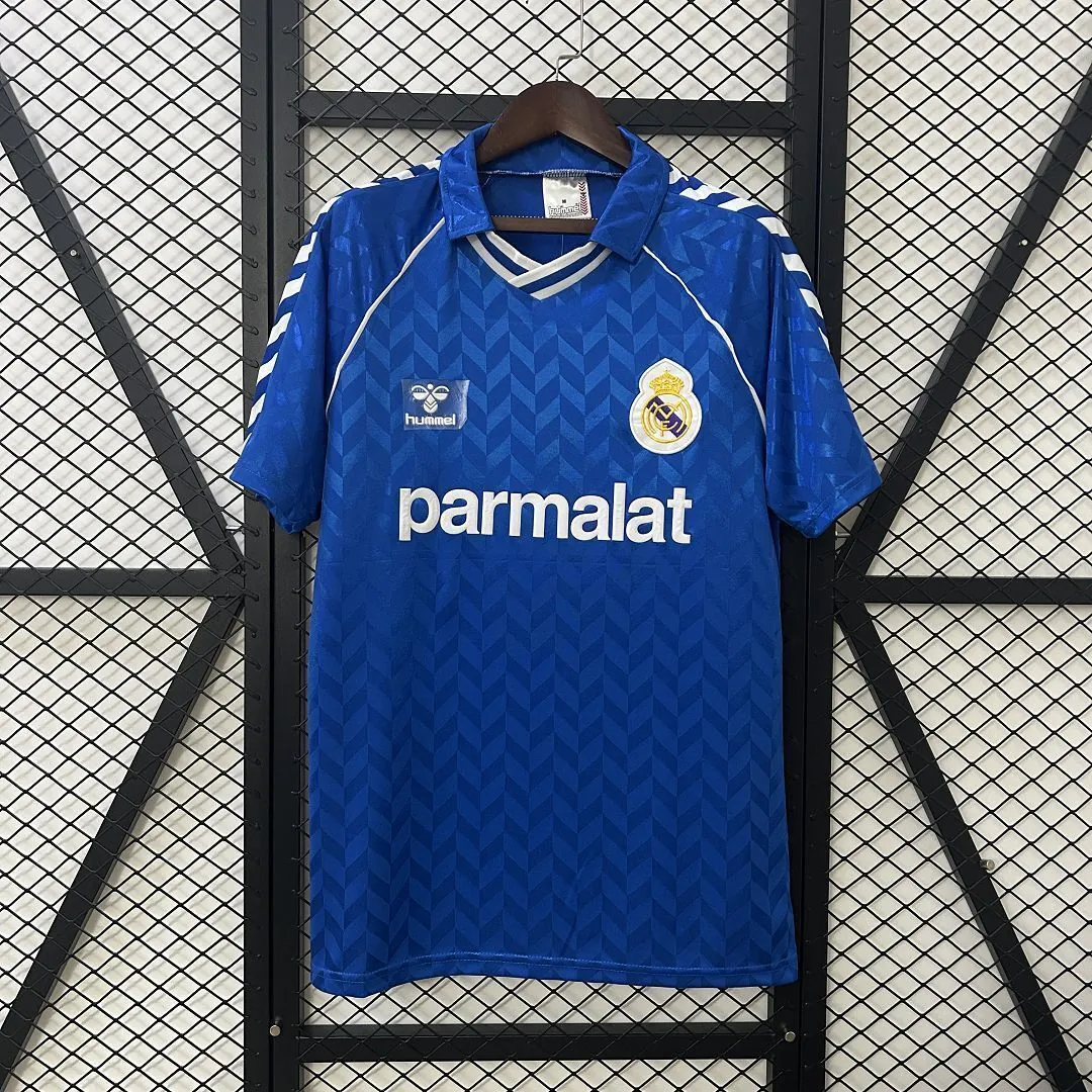 86-88 Real Madrid Away Retro Kit Vintage Shirt AAAAJersey Dropship Yupoo 6