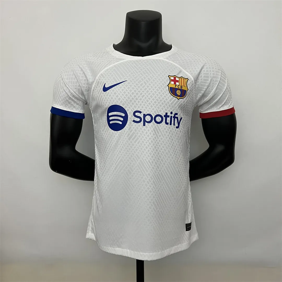23-24 Barcelona training suit white player version 8