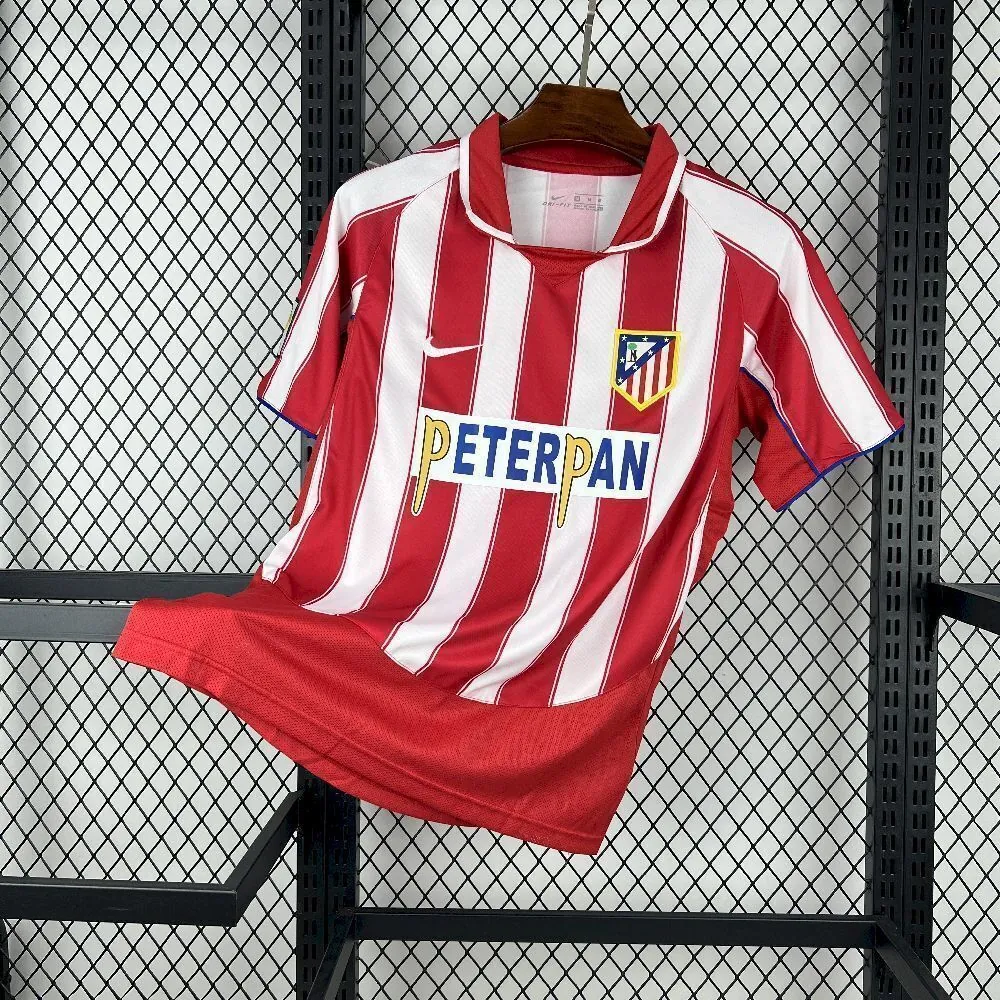 03-04 Atletico Madrid Home Retro Kit Vintage Shirt Football AAAAJersey Supply Yupoo 5