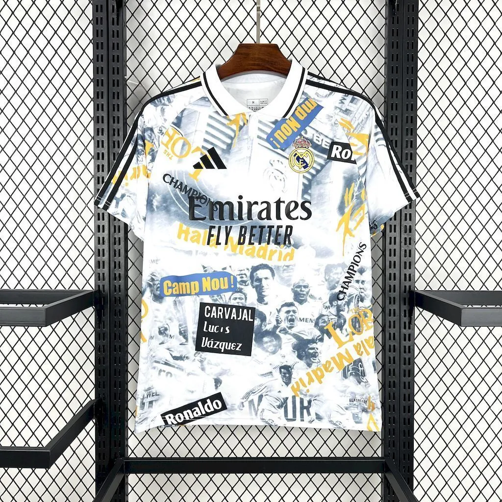 25-26 Real Madrid Champions and Legends Special Kit Football Apparels Soccer AAAAJersey Yupoo 6