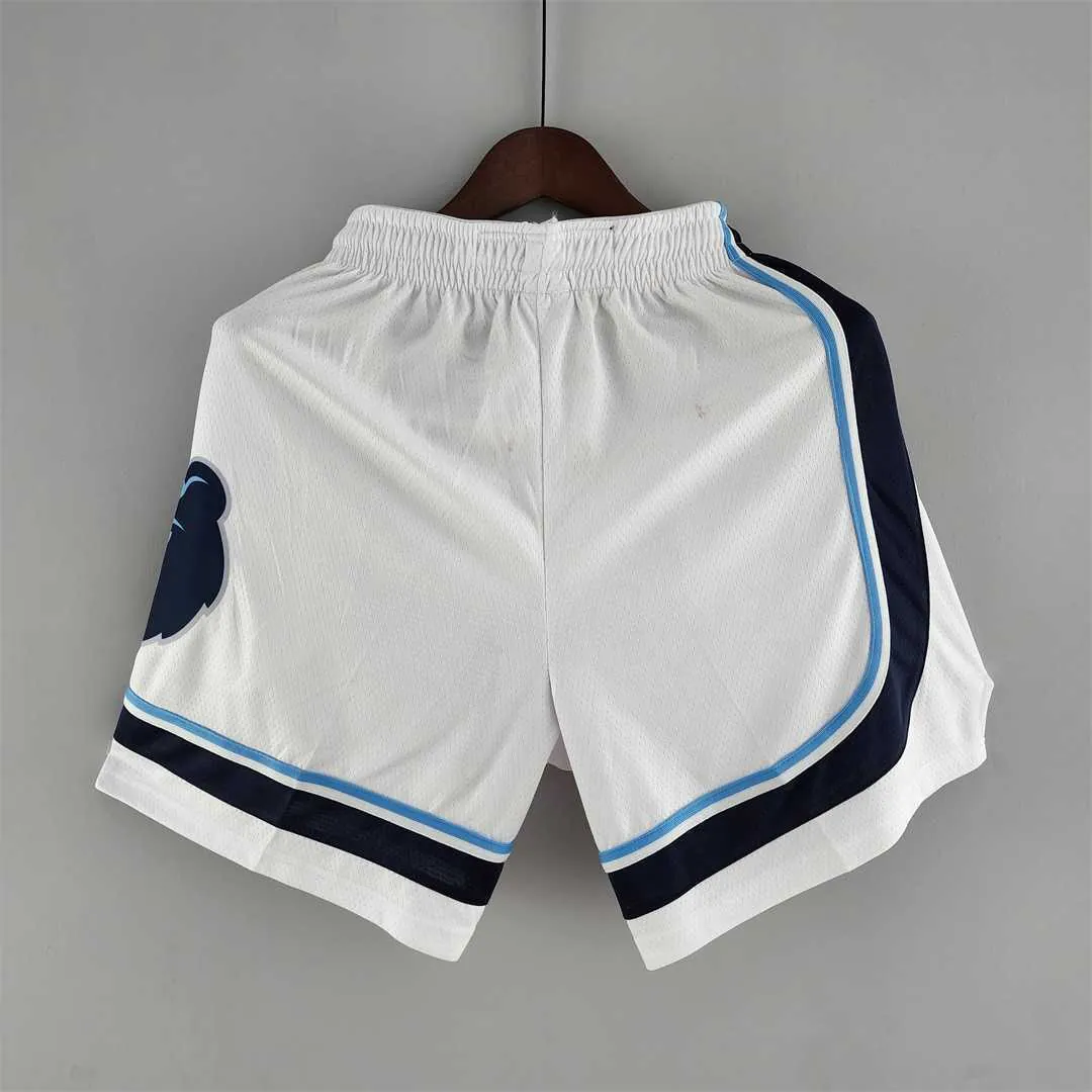 Memphis Grizzlies NBA Shorts White 6